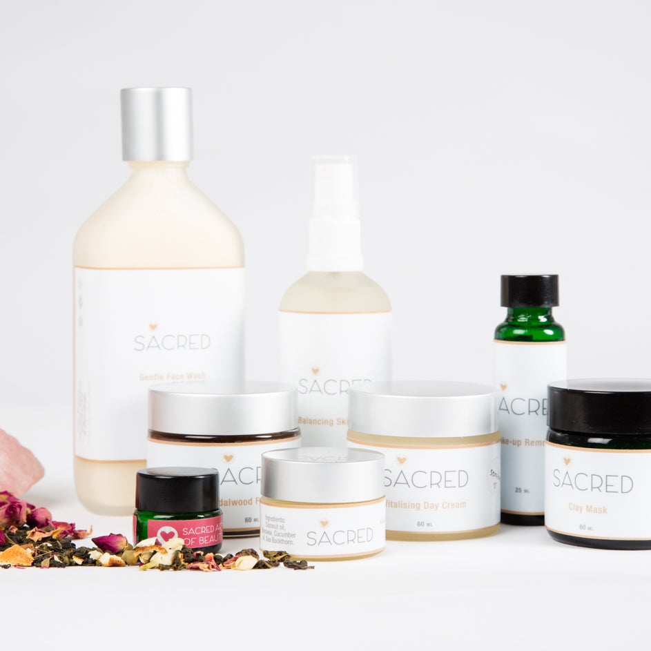 Sacred Skincare Range